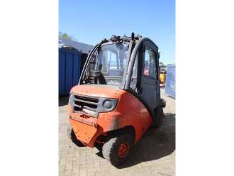 Used Forklift Truck LINDE H25D DIESEL VIERRADFRONTSTAPLER (13041339)