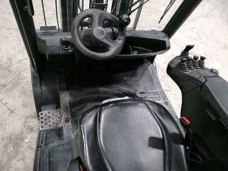 Used Forklift Truck LINDE H25T-01 GAS VIERRADFRONTSTAPLER (12900507)