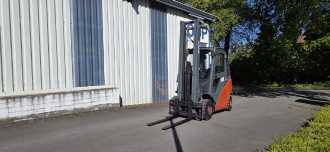 Used Forklift Truck LINDE H25T-01 GAS VIERRADFRONTSTAPLER (13045442)