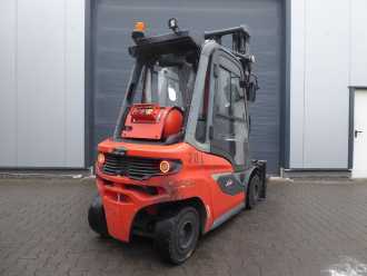 Used Forklift Truck LINDE H25T-01 GAS VIERRADFRONTSTAPLER (13056851)