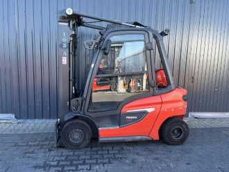 Used Forklift Truck LINDE H25T-01 GAS VIERRADFRONTSTAPLER (13071271)