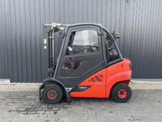 Used Forklift Truck LINDE H25T-02 GAS VIERRADFRONTSTAPLER (13069057)