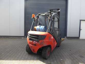 Used Forklift Truck LINDE H25T GAS VIERRADFRONTSTAPLER (13067010)