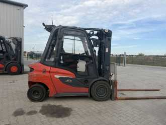 Used Forklift Truck LINDE H30D-01/1202 DIESEL VIERRADFRONTSTAPLER (13070721)