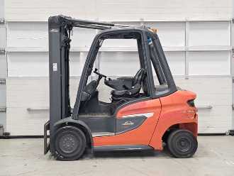 Used Forklift Truck LINDE H30D-01 DIESEL VIERRADFRONTSTAPLER (13060674)