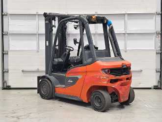 Used Forklift Truck LINDE H30D-01 DIESEL VIERRADFRONTSTAPLER (13060674)