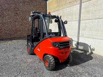 Used Forklift Truck LINDE H30D-01 DIESEL VIERRADFRONTSTAPLER (13071908)