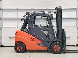 Used Forklift Truck LINDE H30D-02 DIESEL VIERRADFRONTSTAPLER (12814619)
