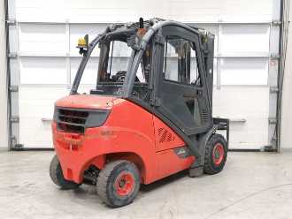 Used Forklift Truck LINDE H30D-02 DIESEL VIERRADFRONTSTAPLER (12897784)