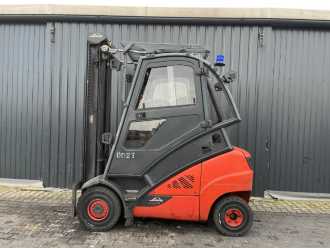 Used Forklift Truck LINDE H30D-02 DIESEL VIERRADFRONTSTAPLER (13004595)
