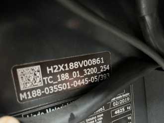 Used Forklift Truck LINDE H30D-02 DIESEL VIERRADFRONTSTAPLER (13004595)