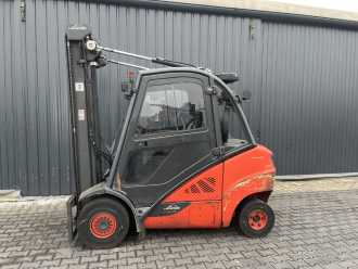 Used Forklift Truck LINDE H30D-02 DIESEL VIERRADFRONTSTAPLER (13018853)