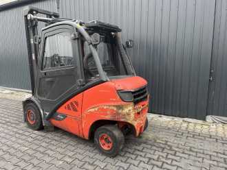 Used Forklift Truck LINDE H30D-02 DIESEL VIERRADFRONTSTAPLER (13018853)