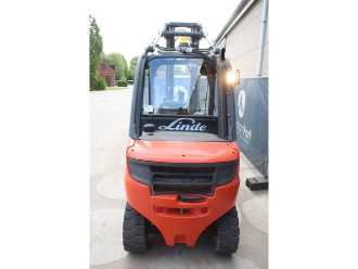 Used Forklift Truck LINDE H30D-02 DIESEL VIERRADFRONTSTAPLER (13043849)