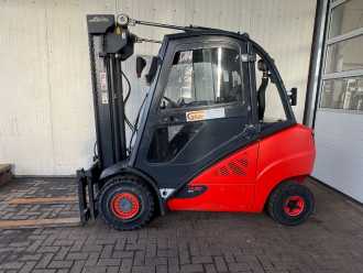 Used Forklift Truck LINDE H30D-02 DIESEL VIERRADFRONTSTAPLER (13046340)