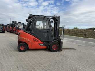 Used Forklift Truck LINDE H30D-02 DIESEL VIERRADFRONTSTAPLER (13067156)