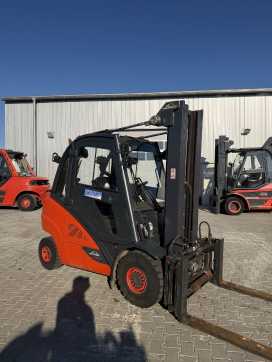 Used Forklift Truck LINDE H30D-02 DIESEL VIERRADFRONTSTAPLER (13074417)