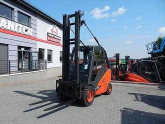 Used Forklift Truck LINDE H30D-02, side shift DIESEL VIERRADFRONTSTAPLER (12999476)