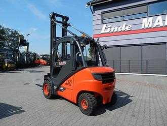 Used Forklift Truck LINDE H30D-02, side shift DIESEL VIERRADFRONTSTAPLER (12999476)
