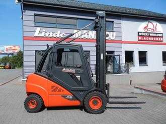 Used Forklift Truck LINDE H30D-02, side shift DIESEL VIERRADFRONTSTAPLER (12999476)