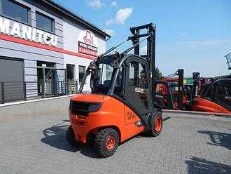 Used Forklift Truck LINDE H30D-02, side shift DIESEL VIERRADFRONTSTAPLER (12999476)