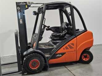 Used Forklift Truck LINDE H30D DIESEL VIERRADFRONTSTAPLER (13038561)