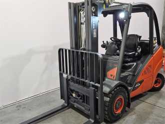 Used Forklift Truck LINDE H30D DIESEL VIERRADFRONTSTAPLER (13038561)