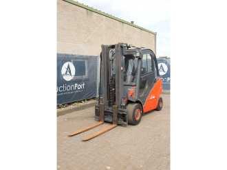 Used Forklift Truck LINDE H30D DIESEL VIERRADFRONTSTAPLER (13062921)