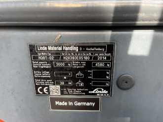 Used Forklift Truck LINDE H30T-02 GAS VIERRADFRONTSTAPLER (13040930)