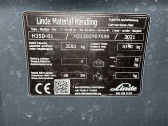 Used Forklift Truck LINDE H35 D: 3,5t (EU5) DIESEL VIERRADFRONTSTAPLER (13042758)