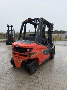 Used Forklift Truck LINDE H35D-01/1202 DIESEL VIERRADFRONTSTAPLER (13065945)