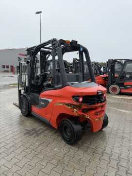 Used Forklift Truck LINDE H35D-01/1202 DIESEL VIERRADFRONTSTAPLER (13065945)