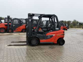Used Forklift Truck LINDE H35D-01/1202 DIESEL VIERRADFRONTSTAPLER (13065945)