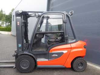 Used Forklift Truck LINDE H35D-01 DIESEL VIERRADFRONTSTAPLER (13056847)