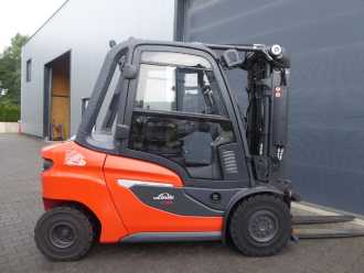 Used Forklift Truck LINDE H35D-01 DIESEL VIERRADFRONTSTAPLER (13056847)
