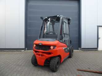 Used Forklift Truck LINDE H35D-01 DIESEL VIERRADFRONTSTAPLER (13069409)