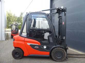 Used Forklift Truck LINDE H35D-01 DIESEL VIERRADFRONTSTAPLER (13069409)