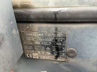 Used Forklift Truck LINDE H35D-02 DIESEL VIERRADFRONTSTAPLER (13004597)
