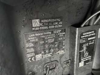 Used Forklift Truck LINDE H35D-02 DIESEL VIERRADFRONTSTAPLER (13004916)