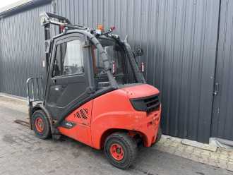 Used Forklift Truck LINDE H35D-02 DIESEL VIERRADFRONTSTAPLER (13040937)