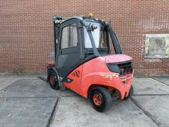 Used Forklift Truck LINDE H35D-02 DIESEL VIERRADFRONTSTAPLER (13062701)