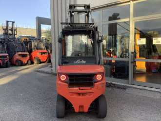 Used Forklift Truck LINDE H35D-02 DIESEL VIERRADFRONTSTAPLER (13076939)