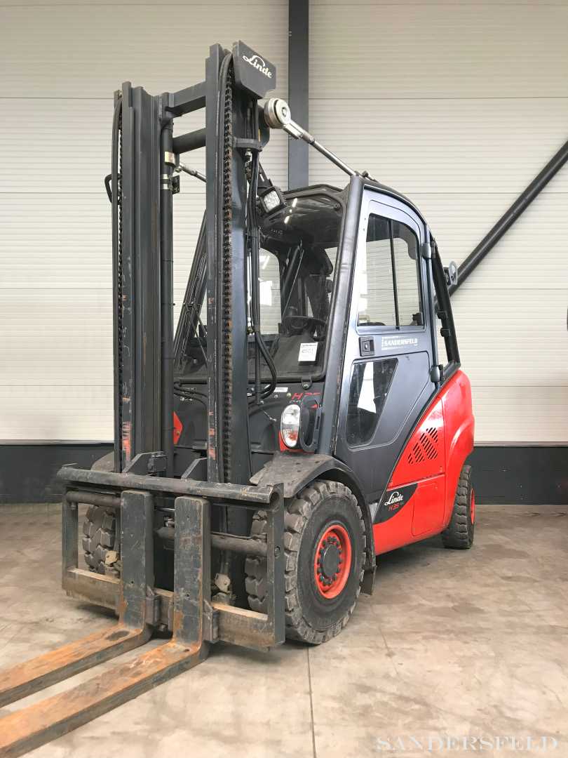 Used Forklift Truck LINDE H35D-02 EVO DIESEL VIERRADFRONTSTAPLER (12879856)