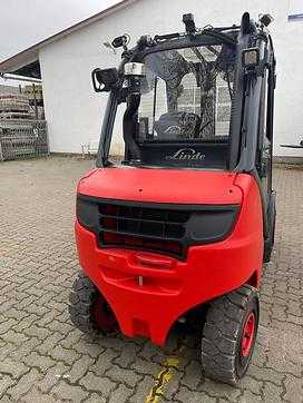 Used Forklift Truck LINDE H35D-02 Triplex Mat DIESEL VIERRADFRONTSTAPLER (12913801)
