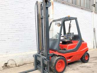 Used Forklift Truck LINDE H35D-03 DIESEL VIERRADFRONTSTAPLER (13067398) backdrop