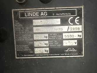 Used Forklift Truck LINDE H35D-03 DIESEL VIERRADFRONTSTAPLER (13074488)