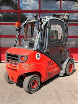 Used Forklift Truck LINDE H35D-1 DIESEL VIERRADFRONTSTAPLER (13066793)