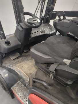 Used Forklift Truck LINDE H35D-1202-01 DIESEL VIERRADFRONTSTAPLER (13036375)
