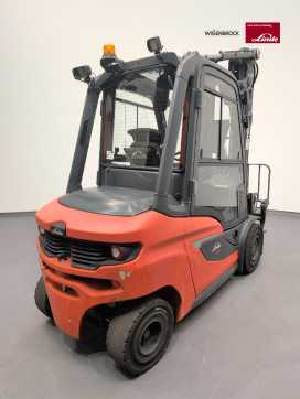 Used Forklift Truck LINDE H35D-1202-01 DIESEL VIERRADFRONTSTAPLER (13067967)