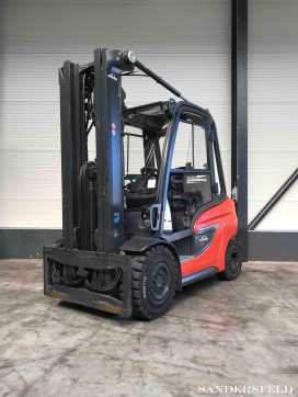 Used Forklift Truck LINDE H35D-1202 DIESEL VIERRADFRONTSTAPLER (12822830)